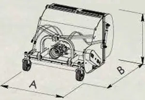 WSM Schlegelmulcher FCN90 — Anbaugerät, 45 PS — Ansicht 5