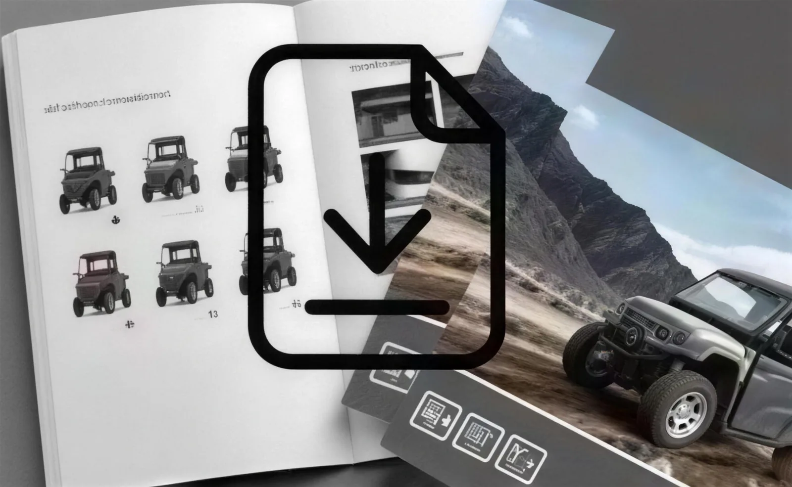 WSM Geschlossene Box mit Rollladen für Golfcarts — Zubehör — Ansicht 2